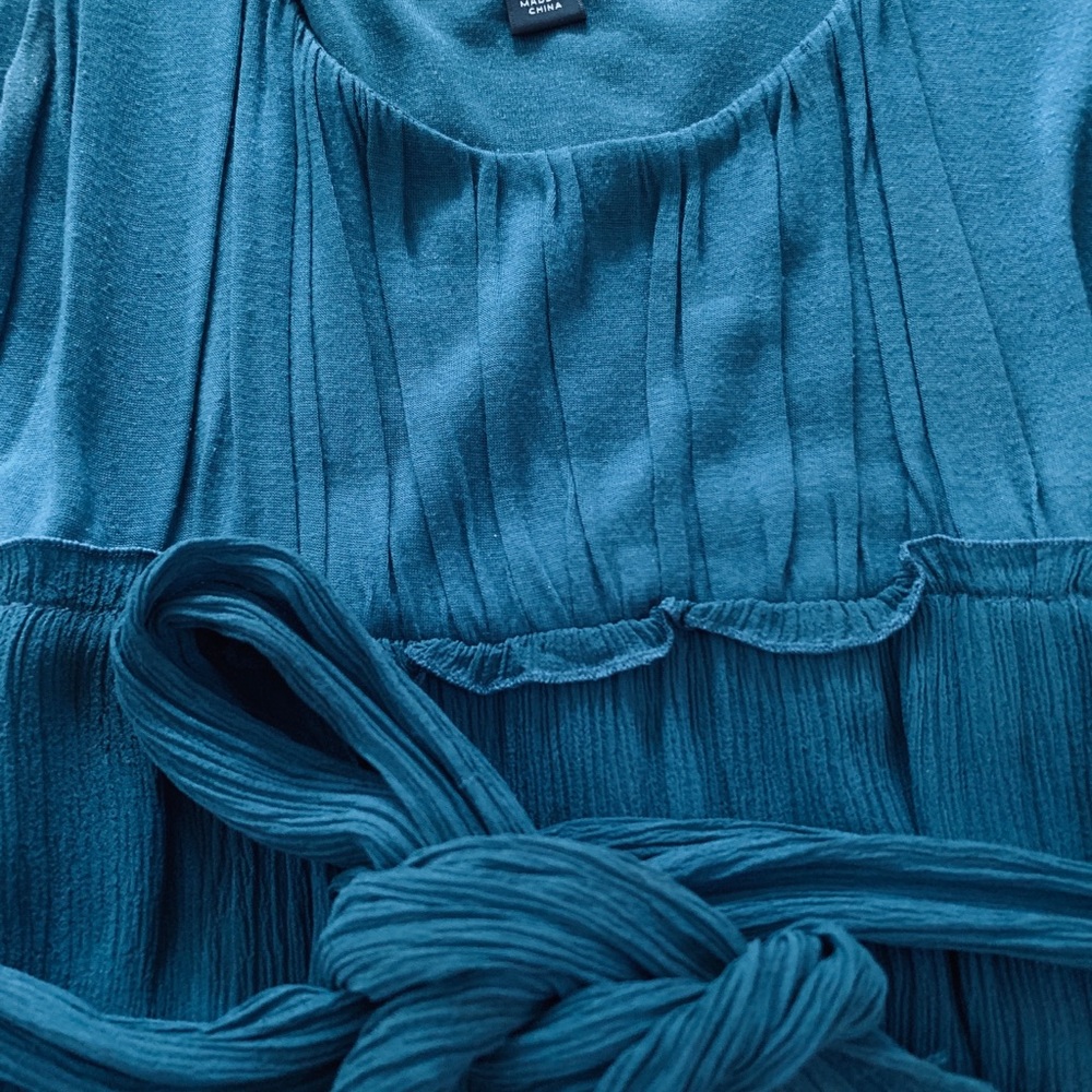 Banana Republic Blue Knee Length Dress